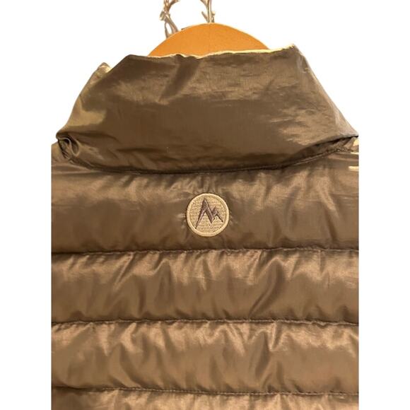 MARMOT Grey Gray 800 Fill Down Puffer Vest Lightweight Quilted Women's Size XS - Picture 8 of 13